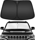 ARISMOTOR Windshield Sun Shade for Jeep Wagoneer 2022-2025, Custom Fit Foldable by ARISMOTOR