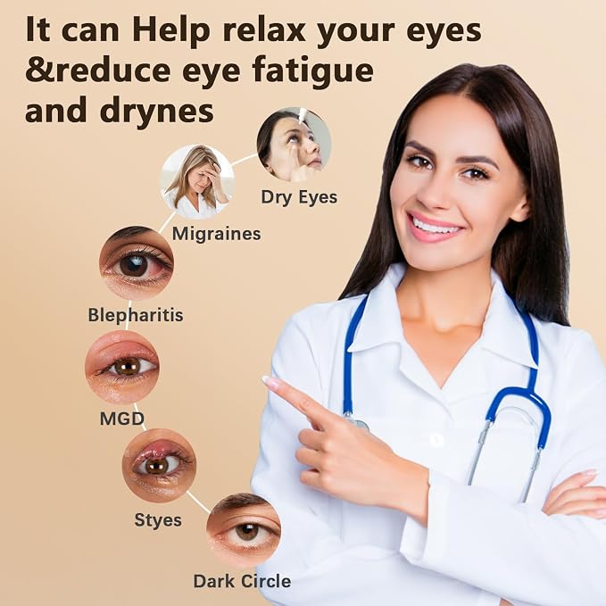 Heated Eye Mask, Warm Eye Compress - Image 3
