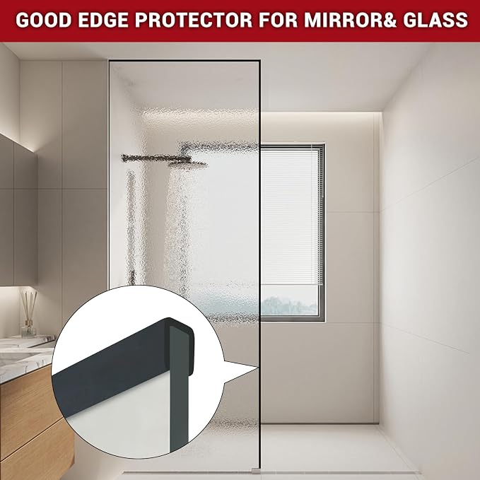 Rubber Edge Trim, 3/8" Self Adhesive Flexible U Channel Edge Protecter - Image 6