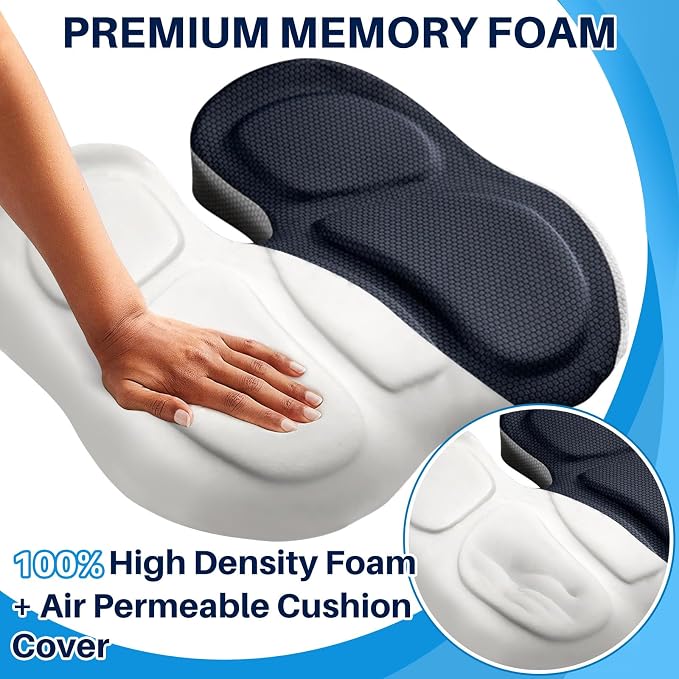X Large Car Seat Cushion for Driving, Mprove Driving Vision/Posture, Truck Seat - Image 8