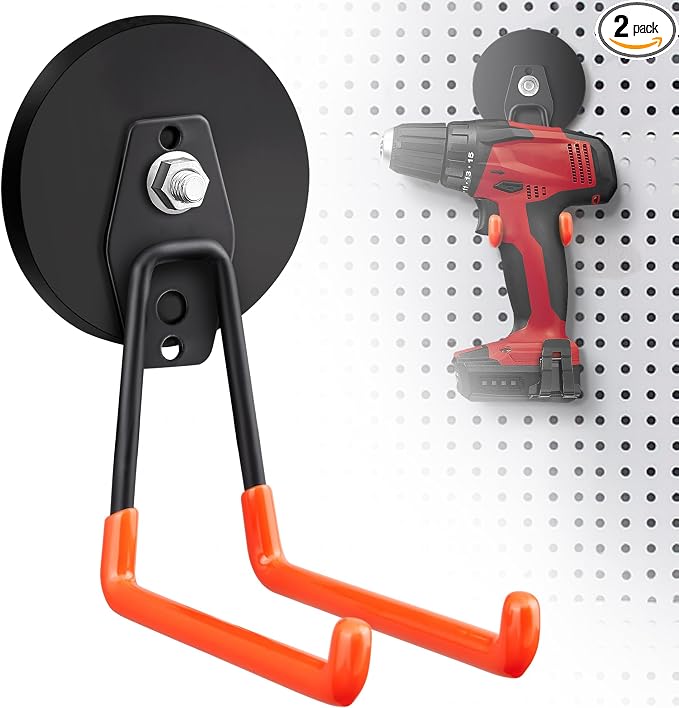 2Pcs Large Strong Magnetic Hooks by Laowu