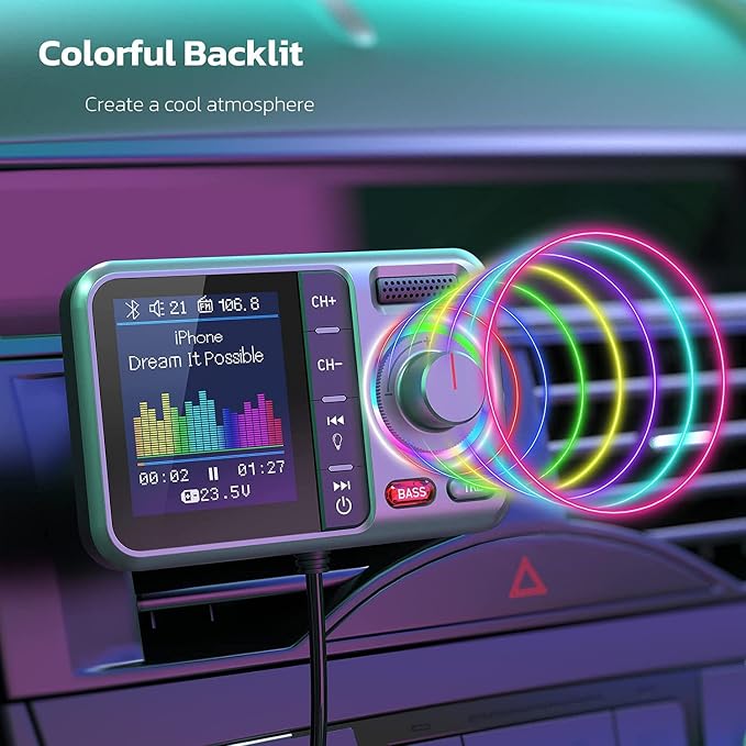 Nulaxy Bluetooth FM Transmitter - Image 6