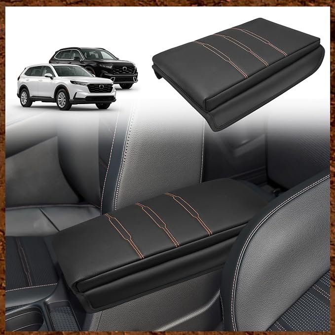 Muslogy Center Console Cover Extra Thick Armrest Pad Compatible by Muslogy