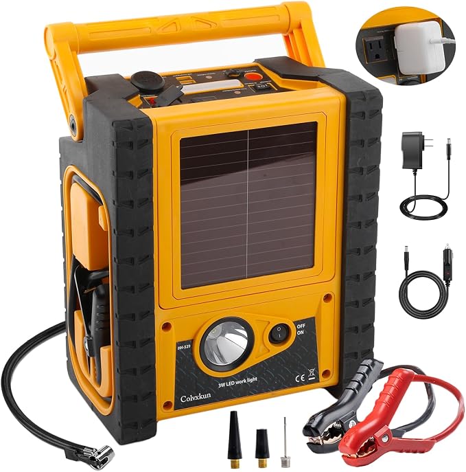 6-in-1 Car Battery Jump Starter by Colvxkun