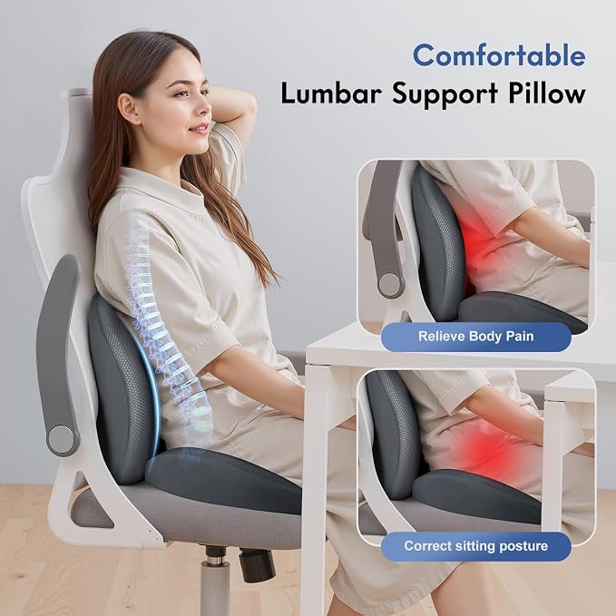FLORICH Seat Cushion and Lumbar Support Pillow - Image 4