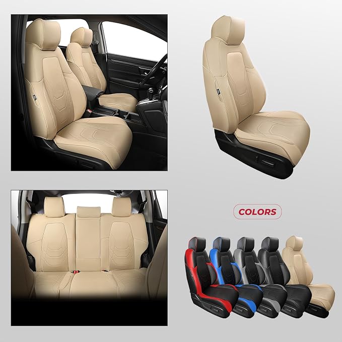 FREESOO CRV Seat Covers Full Set, - Image 8