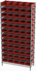 Hudson Exchange 36x14x74, Industrial Wire Shelving Unit by HudsonExchange