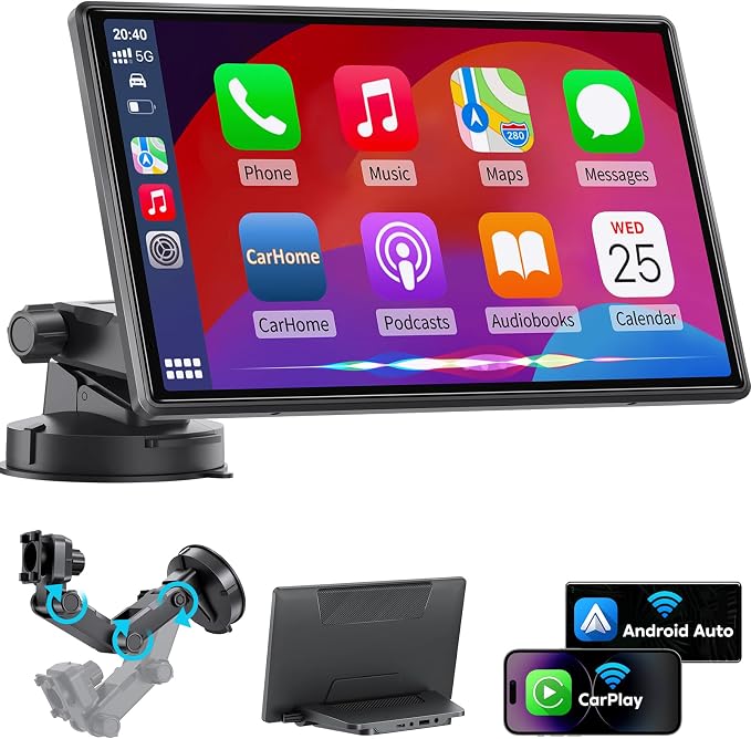 Wireless CarPlay Screen for Car by EOYAA