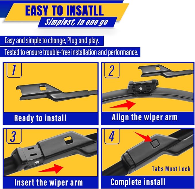 3 wipers Replacement for 2015-2021 VW Volkswagen Golf/2015-2020 VW - Image 8
