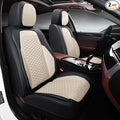 Seat Covers for Cars Full Set, Leather Seat Covers 2 Pack, Breathable Leather by truckerset