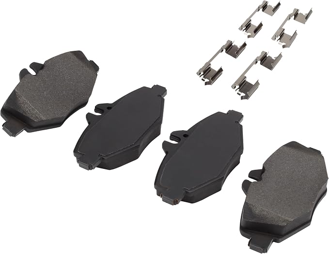 Premium Semi-Metallic Front Brake Pads Compatible - Image 2