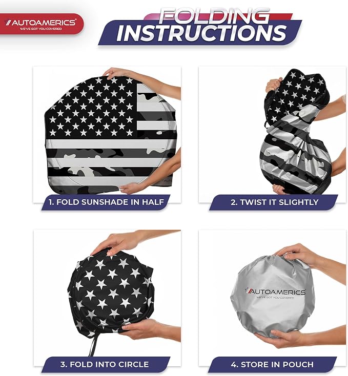 Autoamerics Truck Windshield Sun Shade - Image 7
