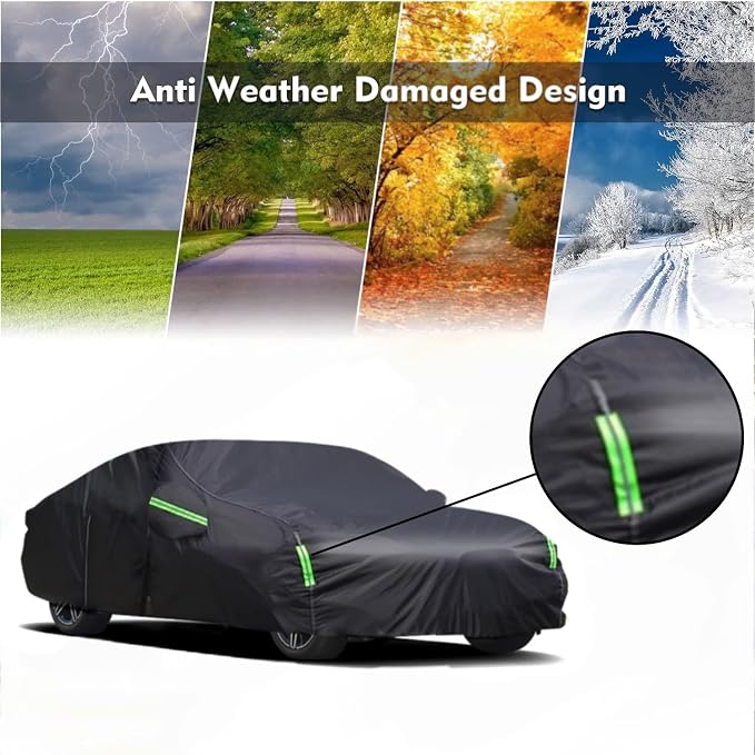 Waterproof Car Covers Replace for 1994-2023 ford mustang car cover, 6 Layers - Image 6