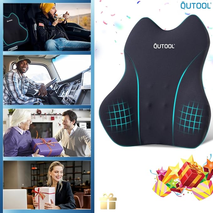 QUTOOL Lumbar Support Pillow for Car, Truck Accessories Travel Essentials - Image 9