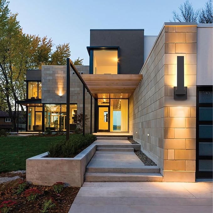 Modern Outdoor Wall Lights 15.5" LED Exterior Lighting Fixtures Patio Wall - Image 4