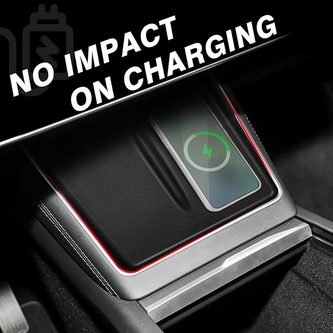 Muslogy Compatible with 2026+ Model Y Juniper Refresh Accessories Armrest Cover - Image 4