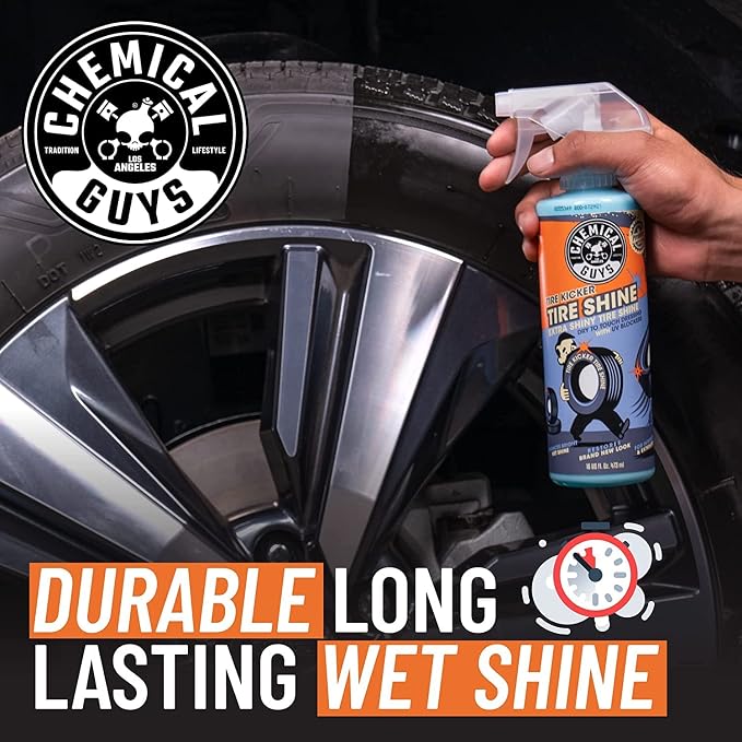 Chemical Guys Tire Kicker Sprayable Extra Glossy Tire Shine Safe - Image 5