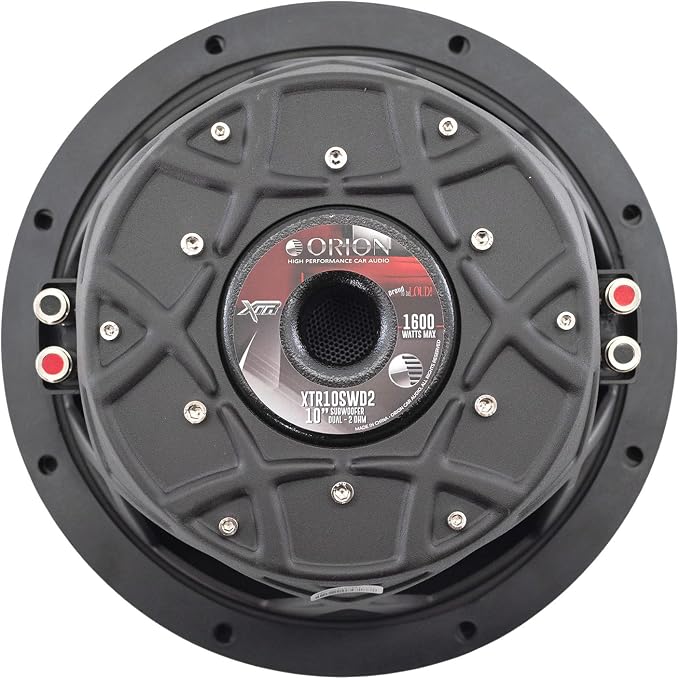 ORION XTR Series XTR10SWD2 Shallow Mount 10” Car Subwoofer, 1600W Max Power - Image 5