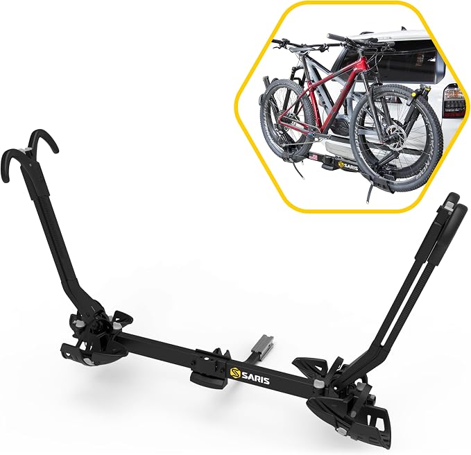 Saris SuperClamp G3 2-Bike Hitch Rack – Lightweight Platform Bike Carrier by Saris