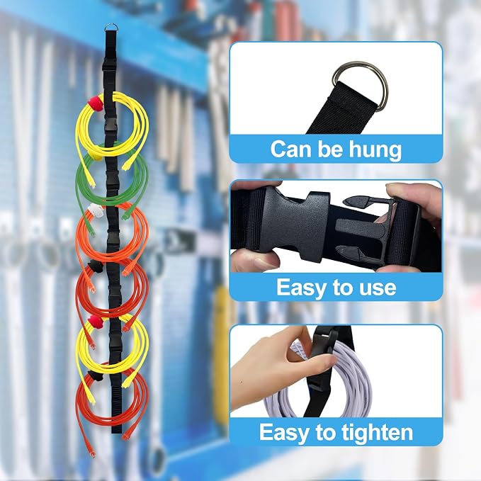 3 Pcs Extension Cord Organizers Storage Garage Extension Cord Holder - Image 3