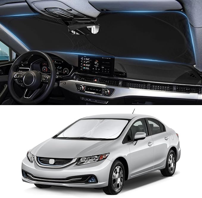 Custom Fit Civic Windshield Sunshade - Image 5