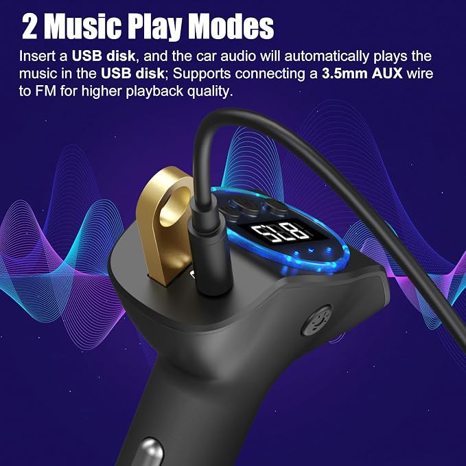 pgraded Bluetooth FM Transmitter - Image 5