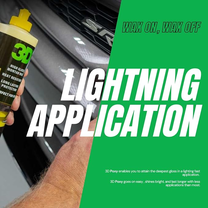 3D POXY Montan Wax Sealant – Long Lasting Hybrid Car Wax - Image 3
