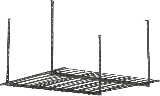 00625 45-Inch x 45-Inch Overhead Steel Garage Storage System & Rack, Hammertone by Hyloft