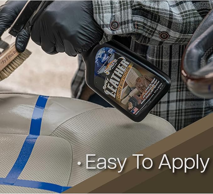 Spray Leather Cleaner with Glycerine Spray, pH Balanced, Safely Cleans and - Image 3