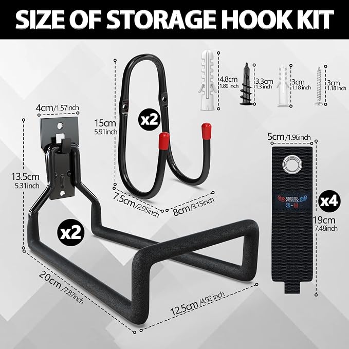 3-H Solid Steel Garden Hose Holder - Image 2