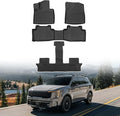 Powerty Floor Mats for 2021-2025 Kia Sorento Accessories All Weather Floor by Powerty