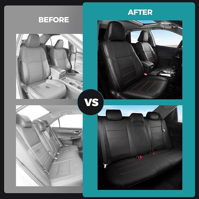 for Toyota Camry Seat Covers SE XSE SE Sport 2012 2013 2014 2015 2016 2017 - Image 7