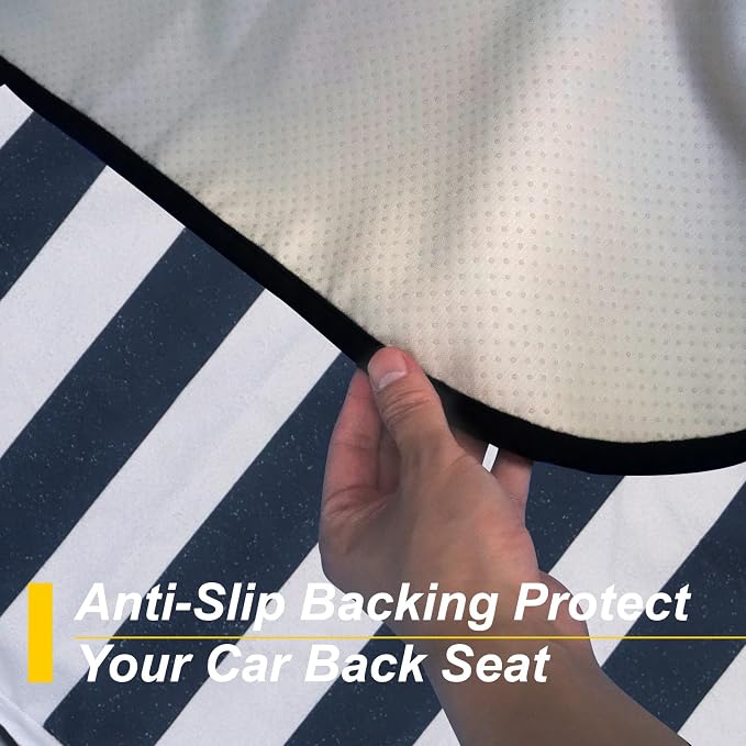 Back Seat Cover for Car Trucks Van SUV, Waterproof Rear Bench Towel Seat Covers - Image 5