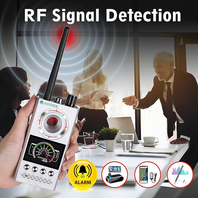 JMDHKK Hidden Camera Detector & Bug Detector – Magnetic Tracker & Wireless - Image 4