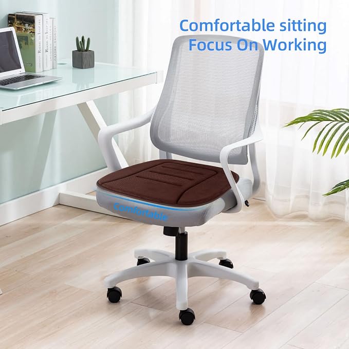 KAYI Car Seat Cushion, Memory Foam Car Seat Cushion, Anti Slip Rubber Bottom - Image 6