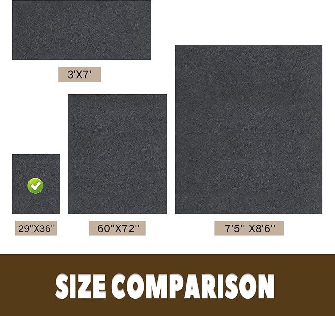 Oil Spill Mat, Garage Floor Mat Under Car, Waterproof/Durable/Non-Slip TPR - Image 6