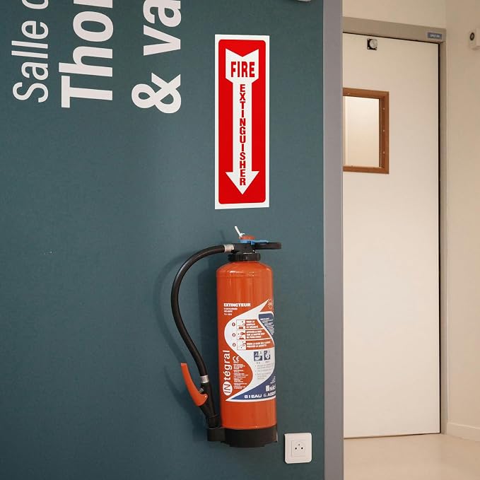 Madrigal Fire Extinguisher Glow in the Dark Sticker Sign, fire extinguisher sign - Image 7