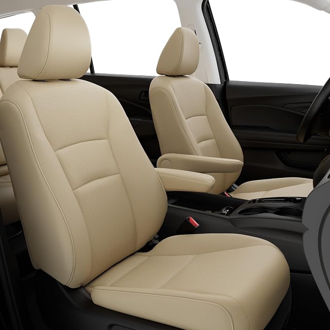 for Honda Pilot Seat Covers, Car Seat Protectors Full Set Custom Fit Pilot EX-L by FEINEPRO