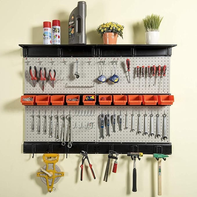 Ultrawall Pegboard Wall Organizer, 48X 36 inch Garage Storage Pegboard - Image 6