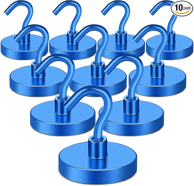 MIKEDE Magnetic Hooks Heavy Duty, 150LB Strong Magnet by MIKEDE