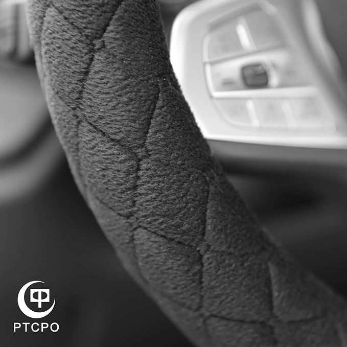 Soft Car Steering Wheel Cover for Sedan, Warm Luxury Velvet, Anti Slip - Image 5