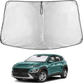 Econour Windshield Sun Shade for 2018-2025 Hyundai Kona Accessories Sunshade by EcoNour