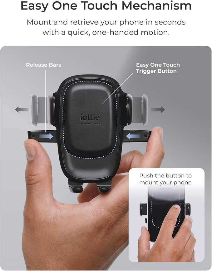 iOttie Easy One Touch Advanced Air Vent Car Phone Mount - Image 2