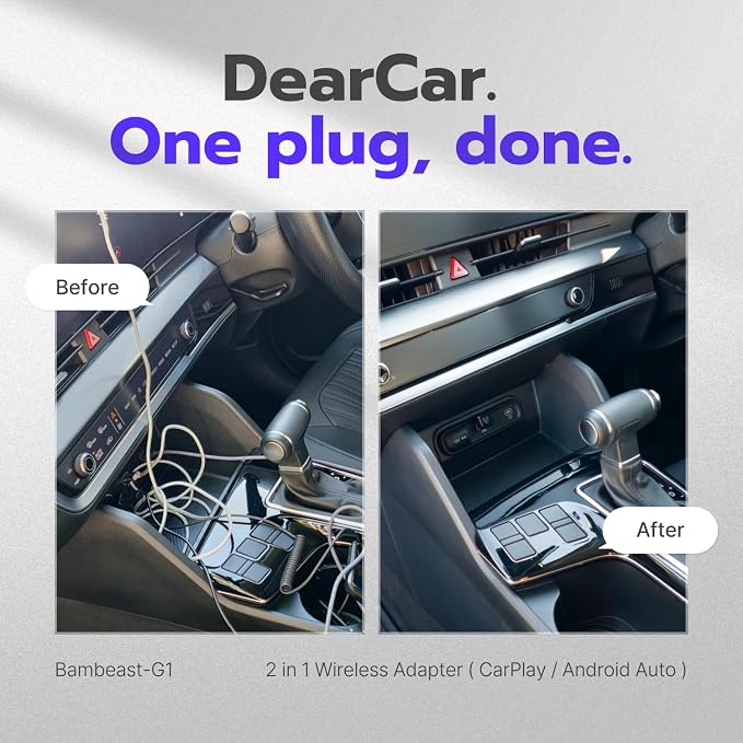 2025 Upgraded Wireless CarPlay & Android Auto Adapter | Instantly Converts - Image 3