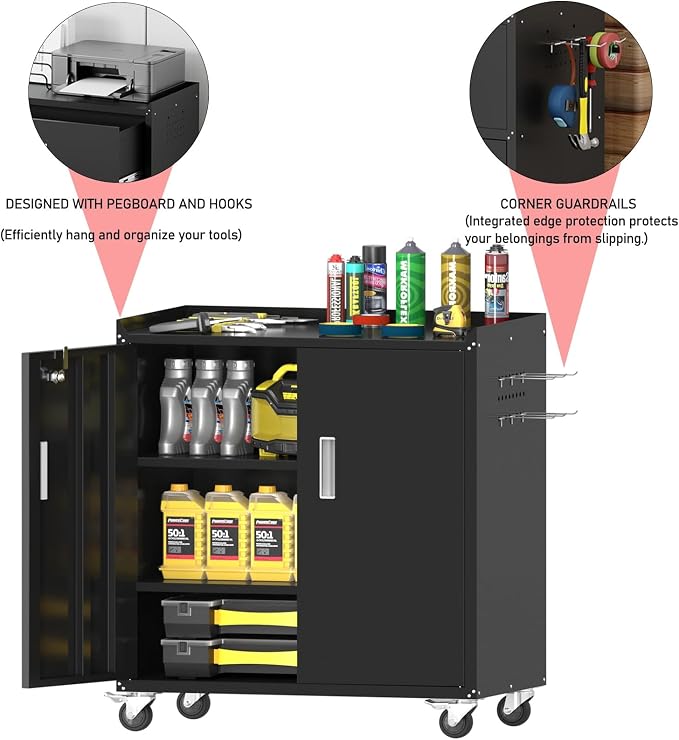 Metal Garage Storage Cabinet - Image 4