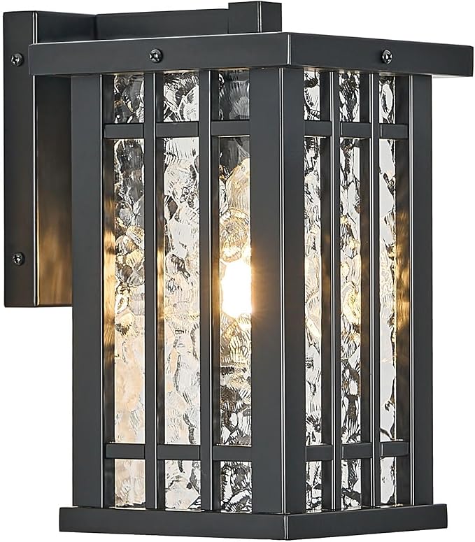 Outdoor Wall Light E26 Base Metal Frame by ROSYSKY