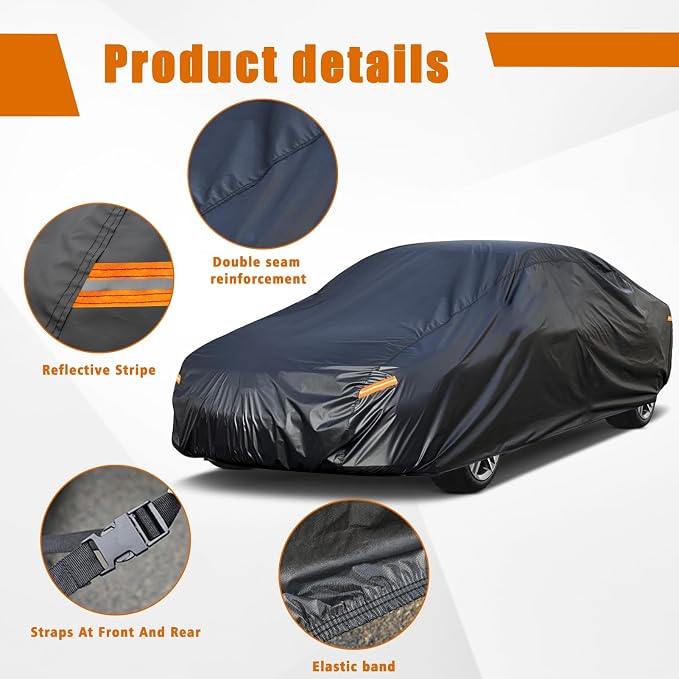 Kayme 7 Layers Car Cover Custom Fit - Image 4