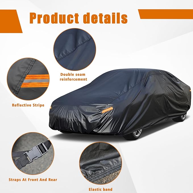Kayme 7 Layers Car Cover Custom Fit - Image 4
