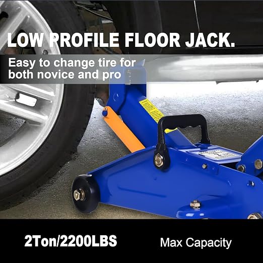Hydraulic Floor Jack, 2 Ton Portable Car Jack Lift - Image 4