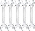 HARFINGTON 5pcs Double Open End Wrench 13mm x 17mm Metric 15 Degree Offset by HARFINGTON